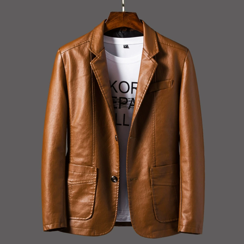 Men's autumn suit, jacket for leisure, plus size