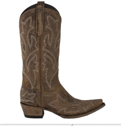 2021 новая оконечная вышивка европейская и американская внешняя торговля 40-43 сапоги большого размера рыцарские сапоги женские сапоги на каблуках