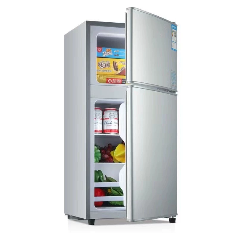 Sea?? Small refrigerator 128L small dual -door quiet first -level energy saving electricity, electric cold, creamless household rental dormitory