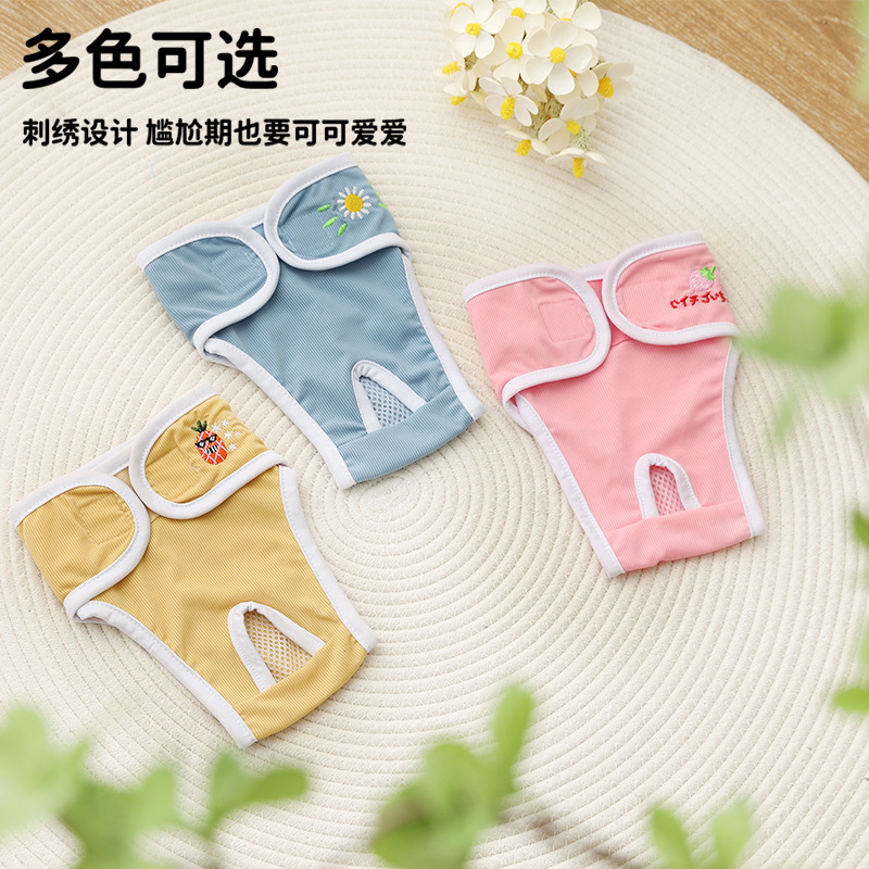 Perro pantalones fisiológicos hembra perro especial Teddy tía toalla menstrual pantalones sanitarios oso anti-acoso pañales pañal