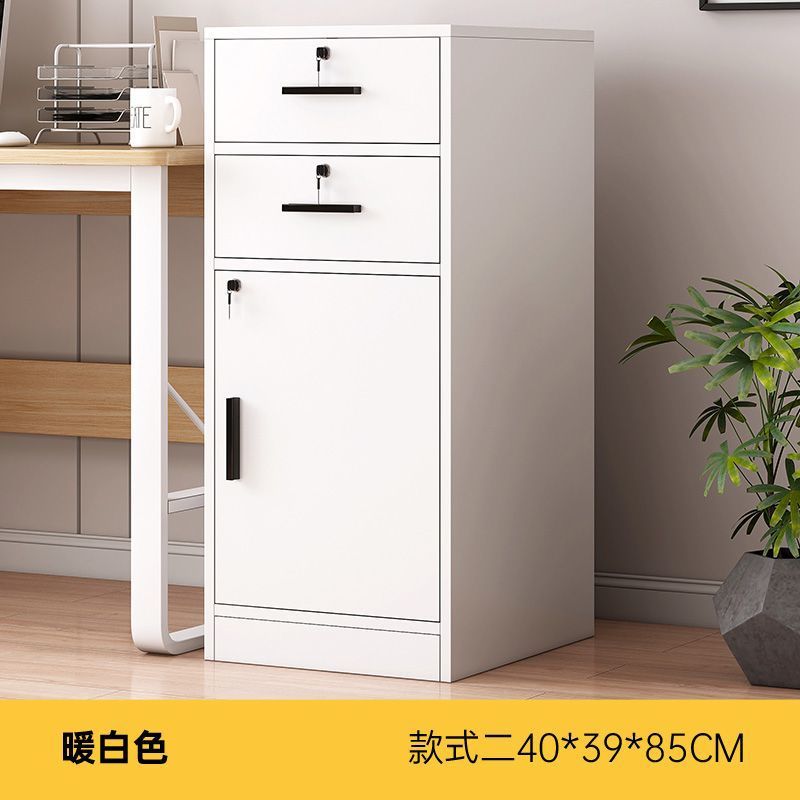 Warm white 40*39*85cm [two drawers and one door]