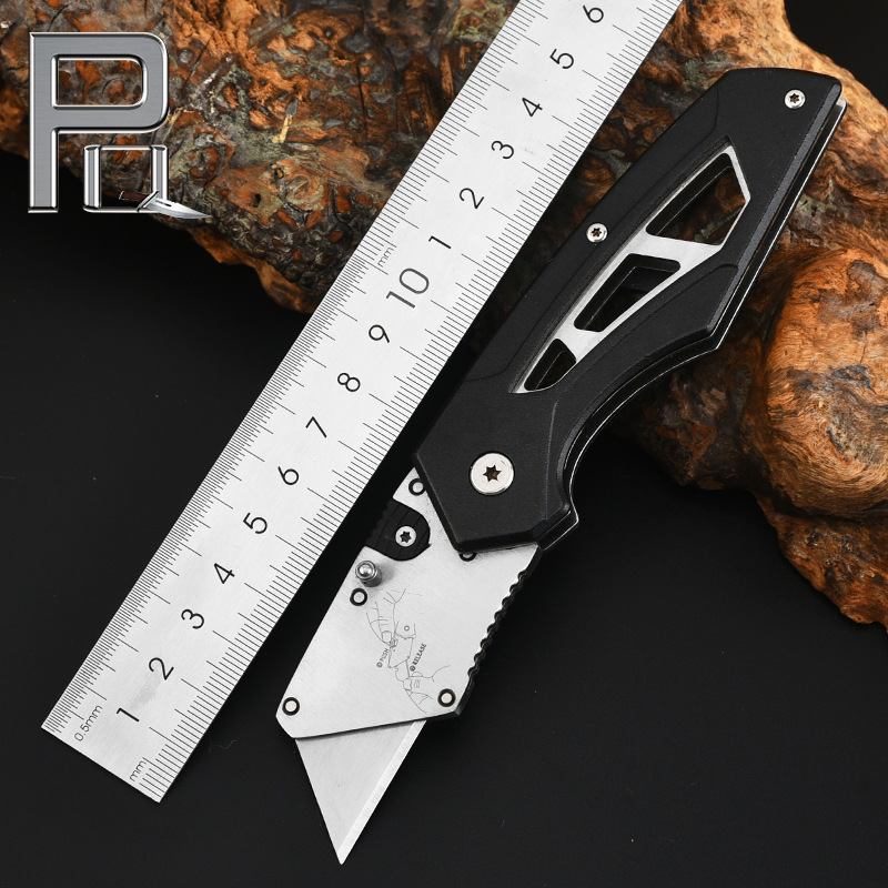 厂家户外不锈钢美工刀多用途折刀 家用便携裁纸刀开箱美工刀批发