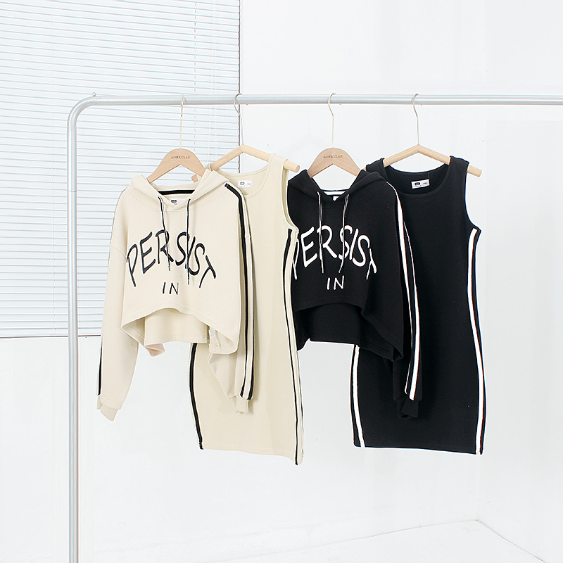 Primavera nueva ropa para niños traje de vestir para niñas mediano y grande moda para niños deportes conjunto de dos piezas traje para niños al por mayor