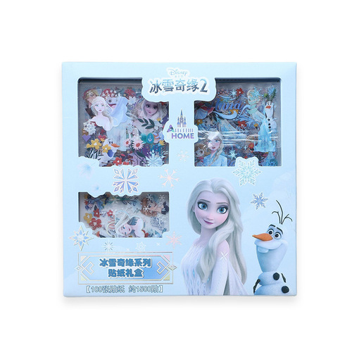 Handbook stickers for children, Frozen girl stickers, princess stickers, 100 handwritten cards