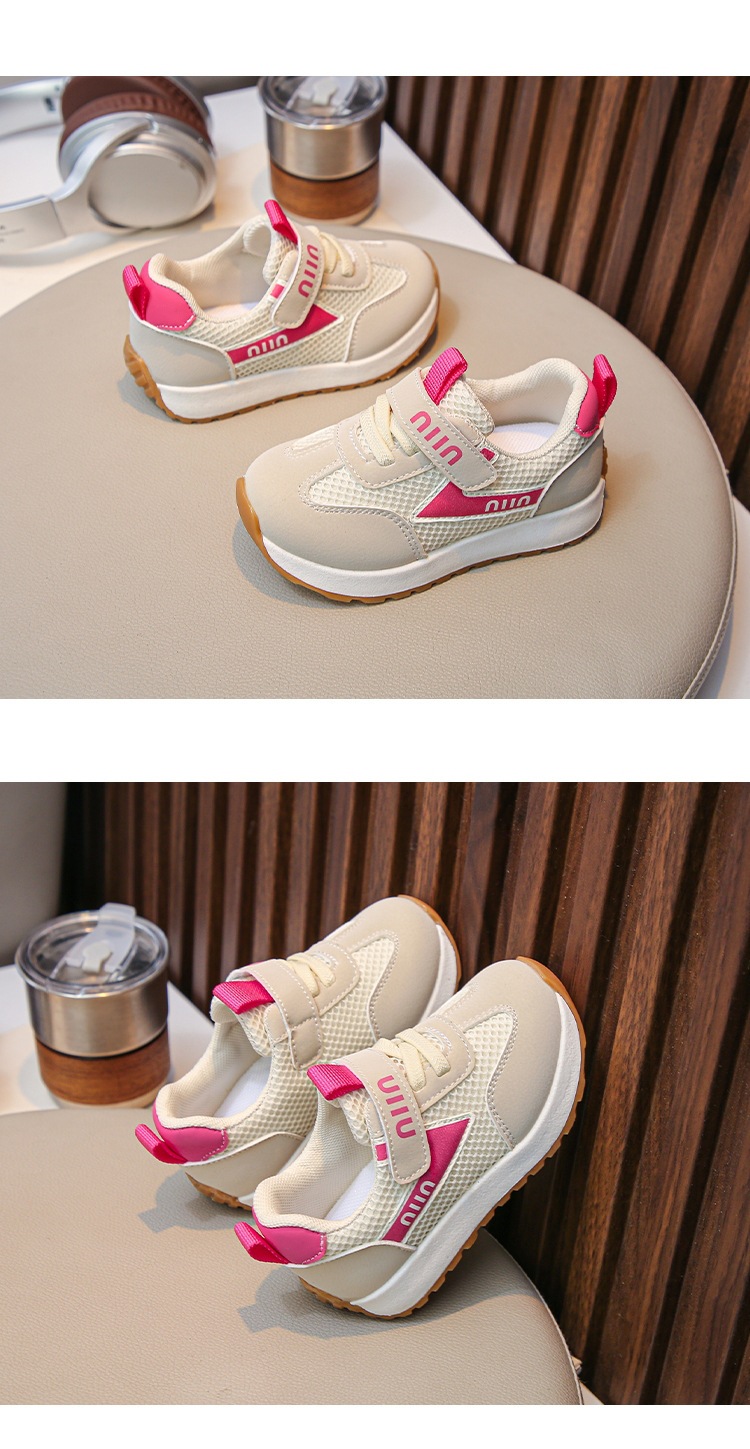 Andningsbara mesh sneakers för spädbarn och småbarn_voghion.com