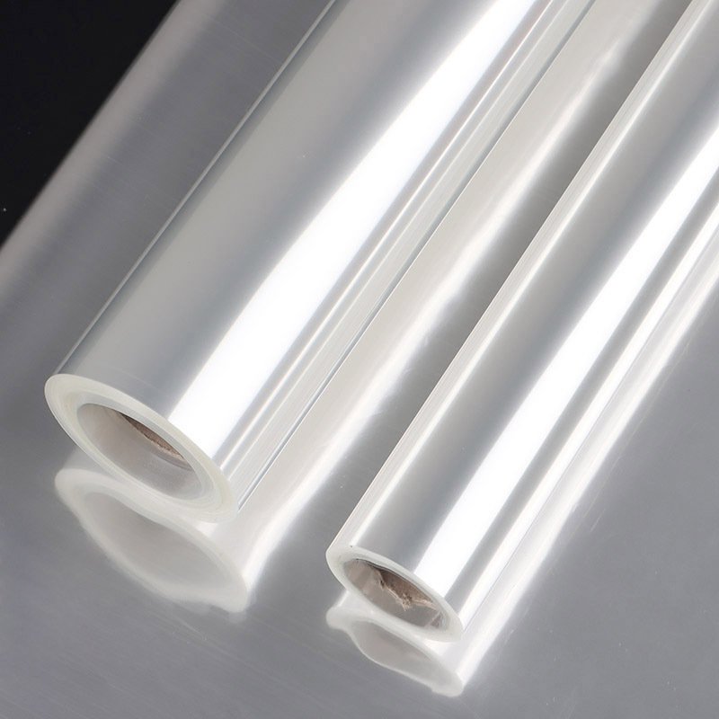 Celofán transparente plástico flor papel de embalaje ramo base hecha a mano rollo transparente flor tienda floral material en stock al por mayor