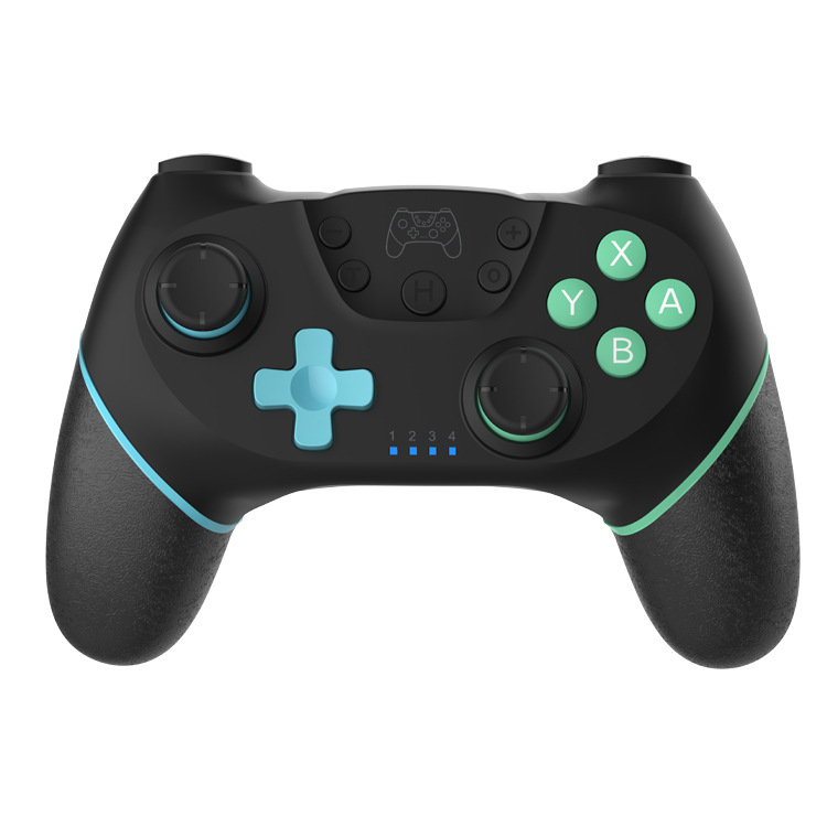 Controlador de juego inalámbrico Bluetooth Switch PRO de modo privado con programación macro con función de giroscopio de doble vibración de despertador