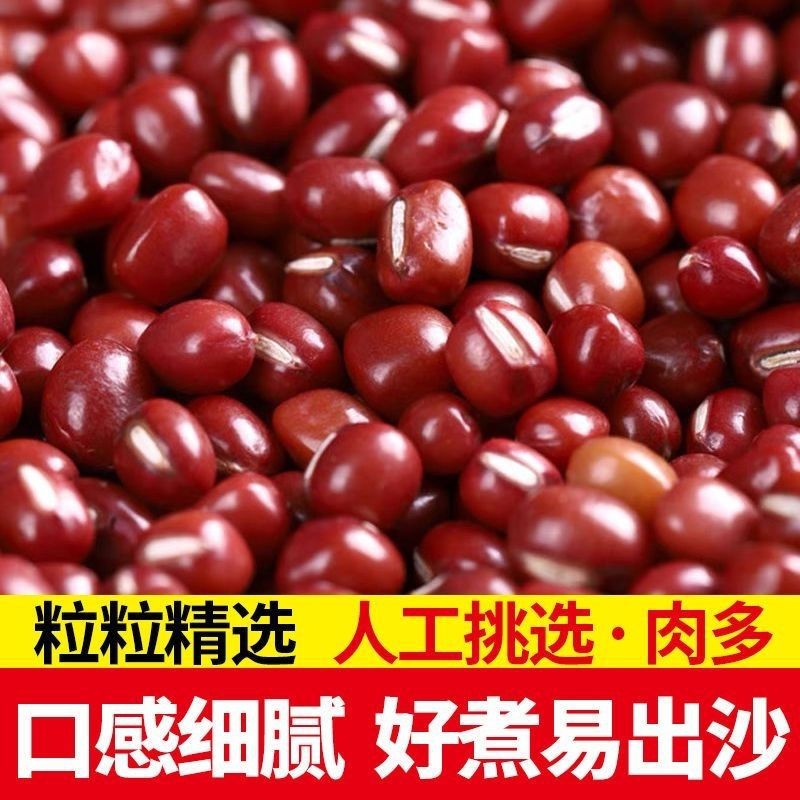 红豆今年新红小豆赤豆沙馅奶茶用批发豆浆五谷杂粮非珍珠粒红豆