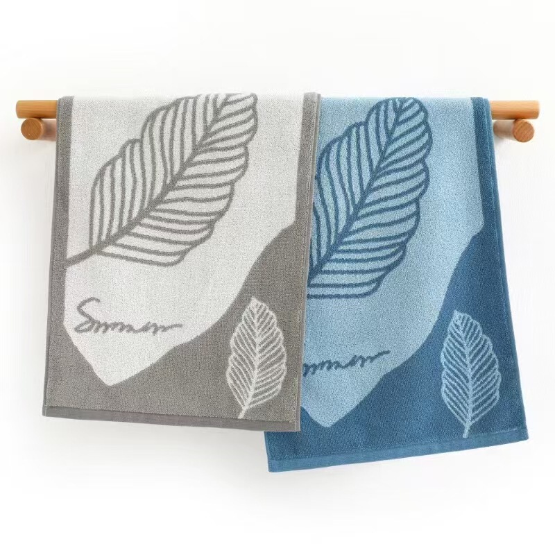 7A Antibacterial 30*60 Yarn-dyed Cotton Student Towel Soft Absorbent Household Face Wash Face Towel Medium Large Children's Towel