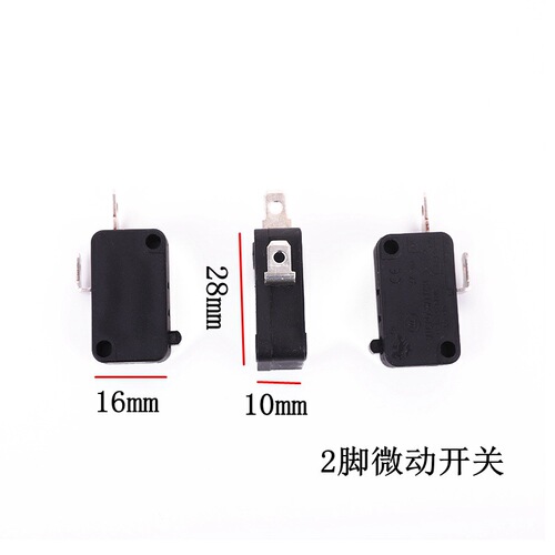 Aluminum sawing machine micro switch 16A electric screwdriver rice cooker start switch 3 feet 2 feet normally open wholesale