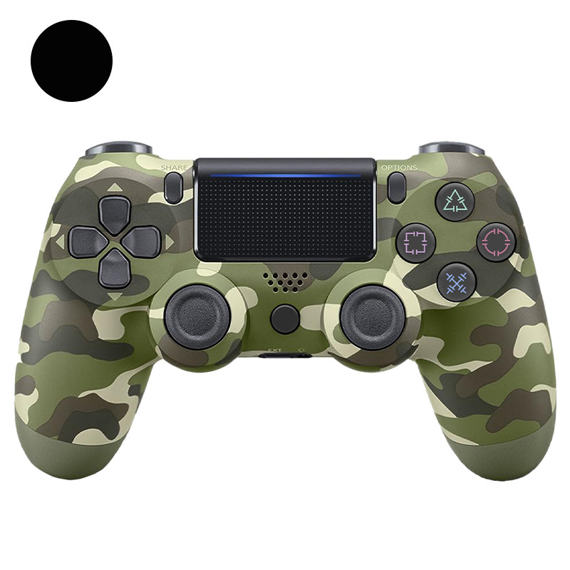 Control Inalámbrico Bluetooth P4 de ABS con Doble Motor de Vibración para Consola P4 y PC