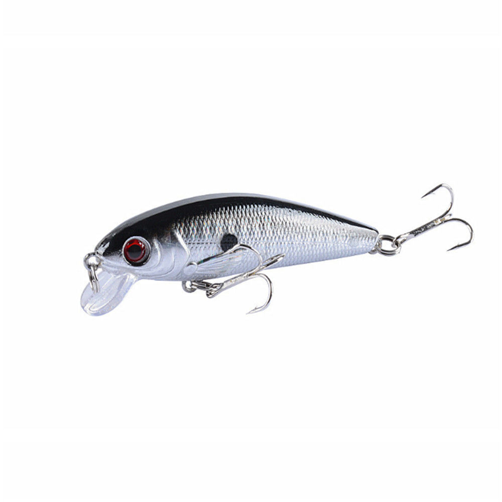 Sinking Minnow Lures Shallow Diving Minnow Baits Bass Trout Fresh Water Fishing Lure