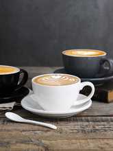 4SZ0瓷掌柜300ml高咖啡档咖啡杯咖啡套装杯咖啡陶瓷杯咖啡杯定 制