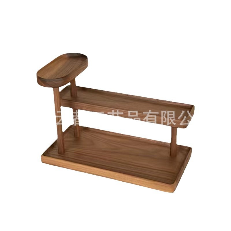Spot multi-layer storage rack solid wood kitchen countertop spice…