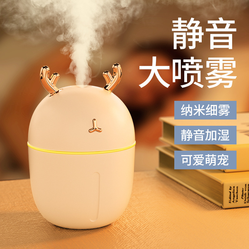 2021 New style is in the bud USB humidifier household Mute Aromatherapy Machine bedroom High-capacity Office desktop gift