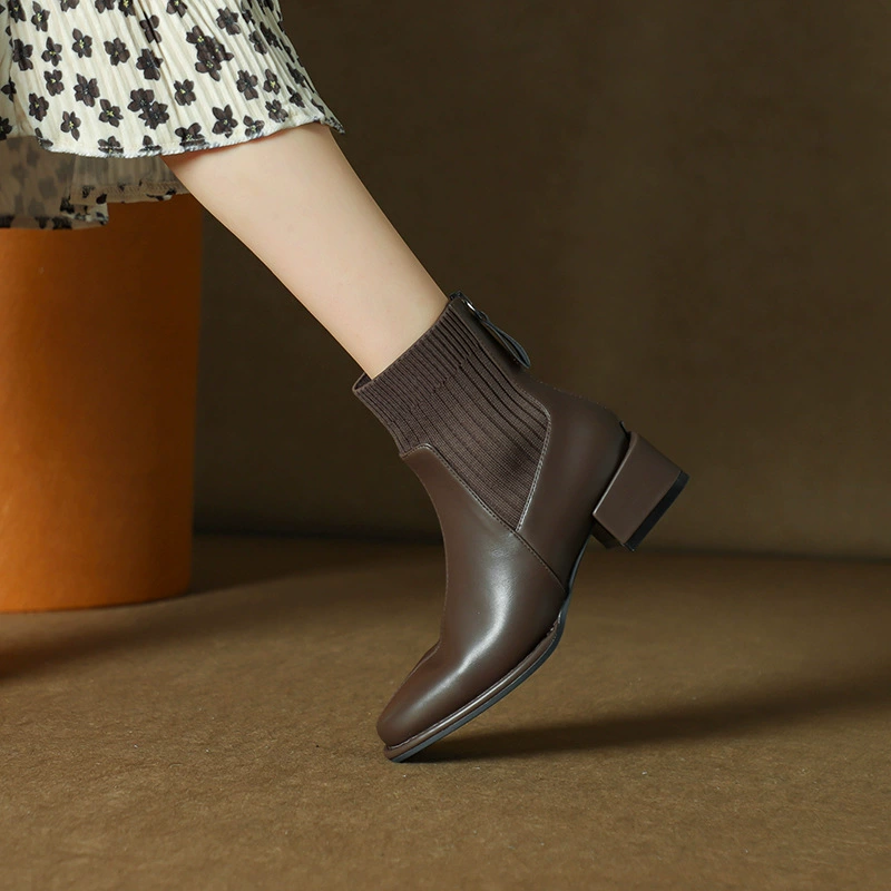 Women’s ankle boots, winter 2023, two finishes (Single, Velver), sizes 34–40