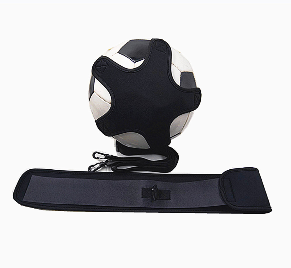 Transfronterizo en stock popular fútbol voleibol entrenamiento equipo auxiliar elástico swing Correa bolsa de bola profesional dispositivo de control de la bola