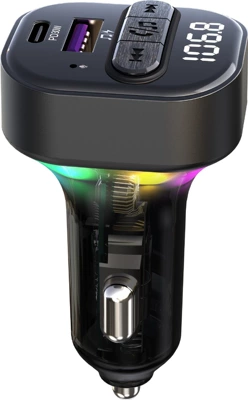 C50 car Bluetooth MP3 player, Bluetooth receiver, FM transmitter, cigarette lighter adapter, and fast-charging car charger (Car mp3) - c50