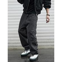 L 15298 Multi pocket loose men cargo pants ��ڴ�������ʿ��