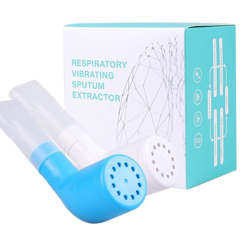 Dispositivo de expectoración de vibración de respiración de Huatang flauta pulmonar instrumento de compensación de pulmón entrenador de respiración esputo limpiando entrenador de respiración pulmonar