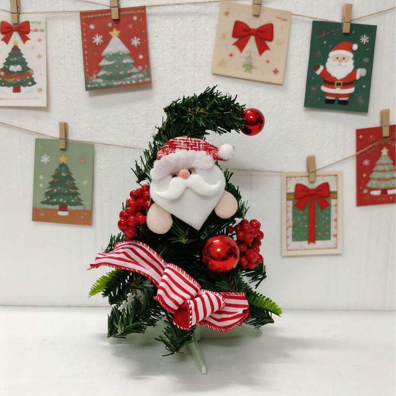 Elf Crooked Neck Christmas Tree Set Cross-Border Nordic Holiday Atmosphere Decoration Living Room Tabletop Ornaments