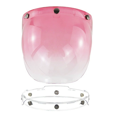 Motorcycle Helmet Lens Retro Dəbilqə (Kaska) aksesuarları - gradient-powder-transparent-bracket