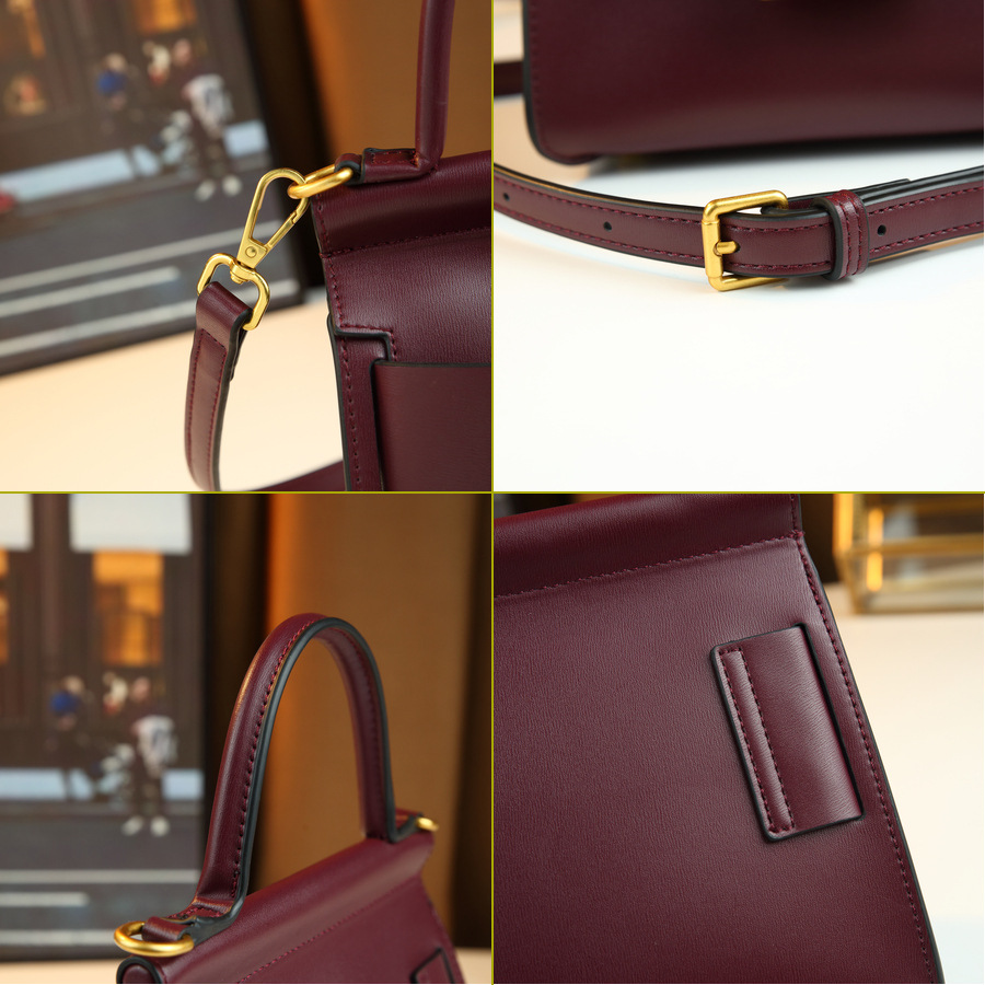 Korean Style Women's Shoulder Crossbody Bag Simple Stylish Square Handbag With Belt Buckle Trendy Versatile Accessory_voghion.com