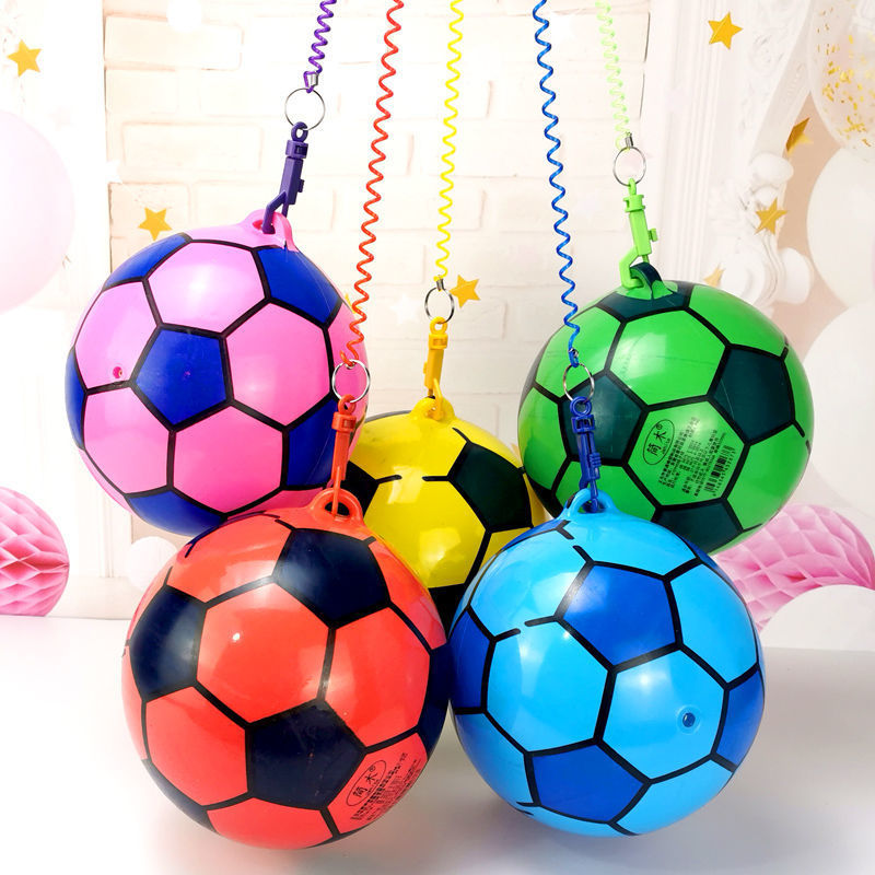 皮球批发充气球儿童玩具拍拍球小球幼儿园男女孩小篮球足球按摩球|ru