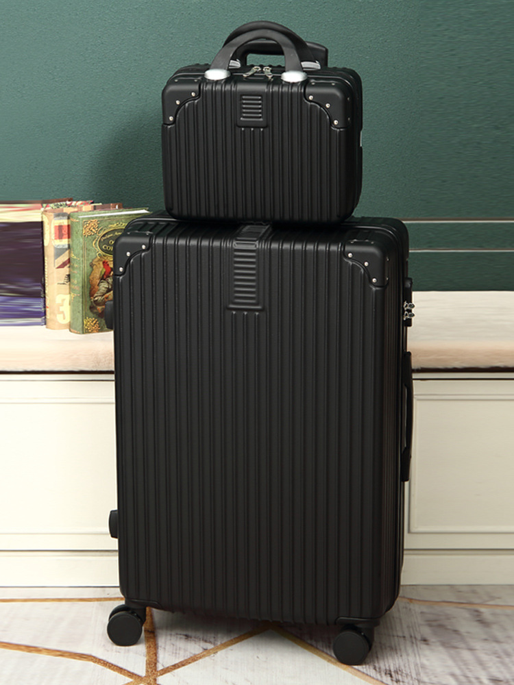 Maleta de mujer red retro 20 pulgadas pequeña caja de viaje 24 pulgadas maleta de estudiantes ruedas silenciosas