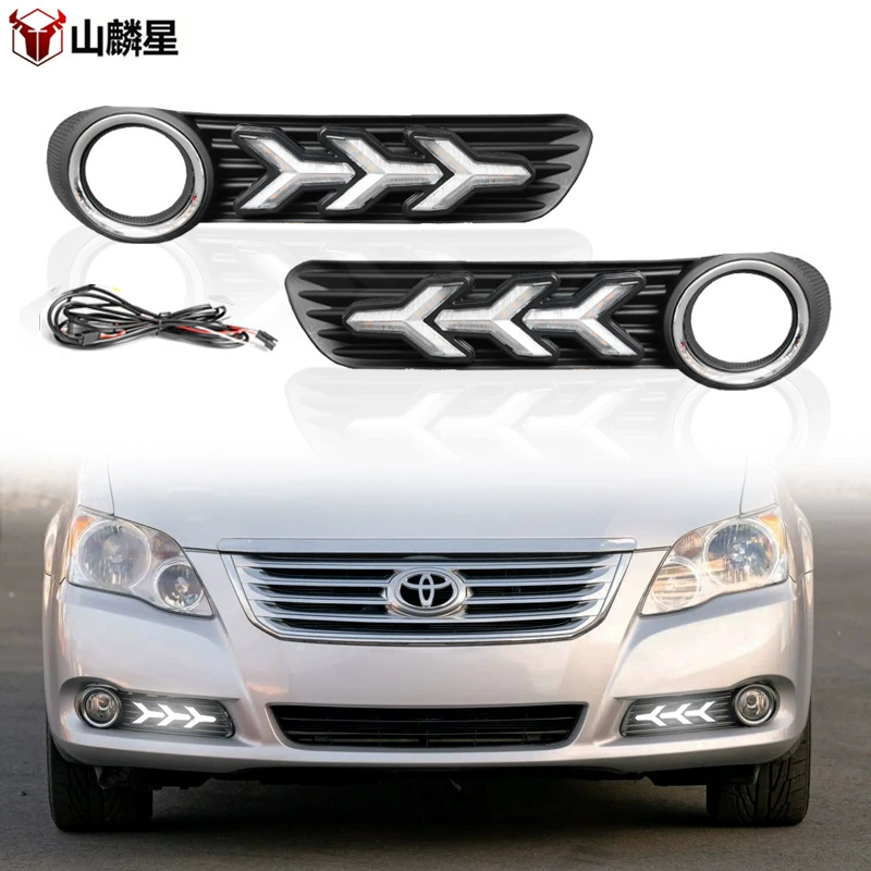 Подходят для 08-10 Toyota Avalon специальные дневные ходовые огни DRL передние противотуманные огни для Toyota Avalon