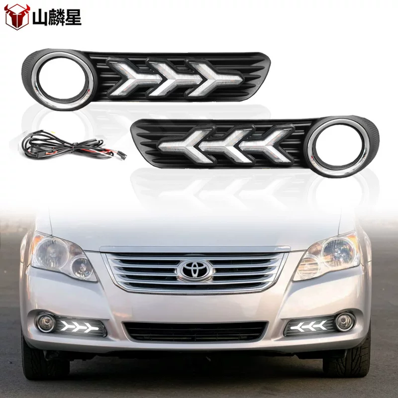 Подходят для 08-10 Toyota Avalon специальные дневные ходовые огни DRL передние противотуманные огни для Toyota Avalon