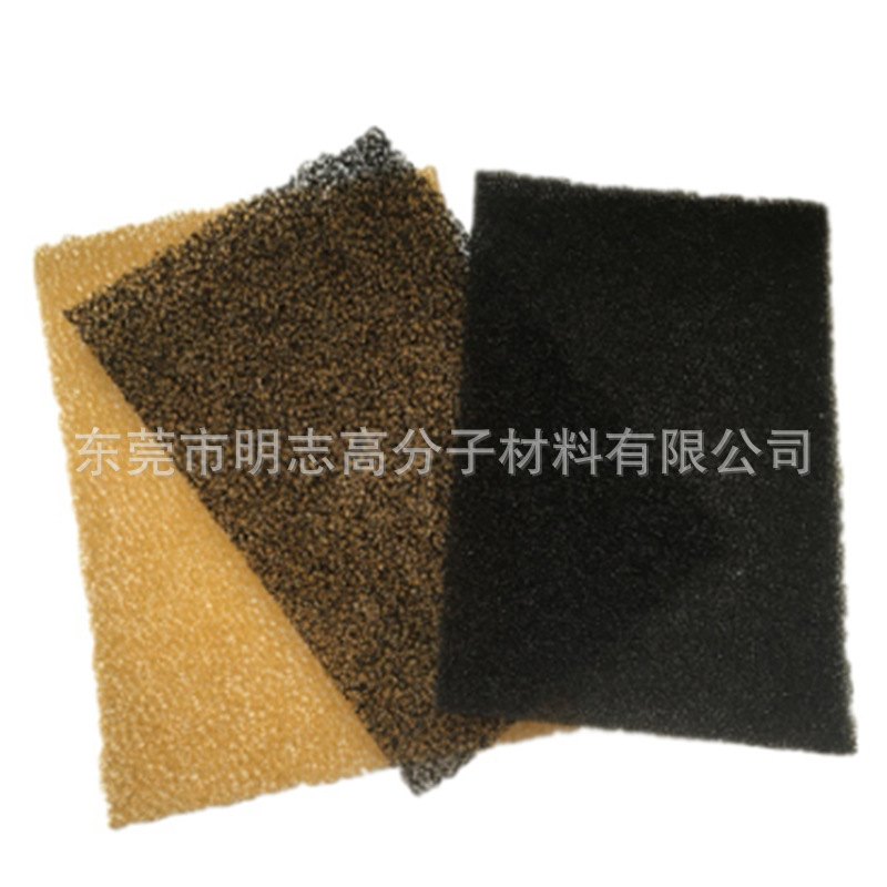 酒店厨房吸味过滤海绵 黑色活性炭过滤海绵 吸油烟异味空气过滤网