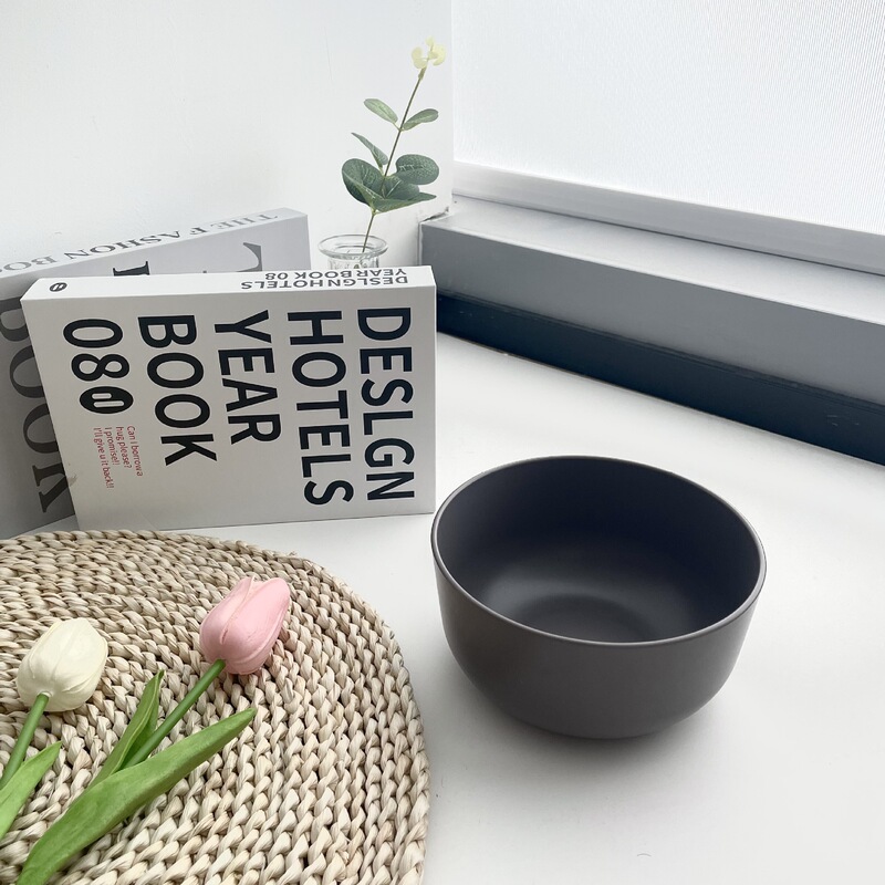 RPET Environmentally Friendly Recyclable Microwaveable European Simple Oatmeal Bowl