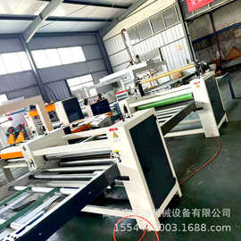 pur热胶贴面机 软包皮革贴面机 五合板密度板大板材贴面机图片