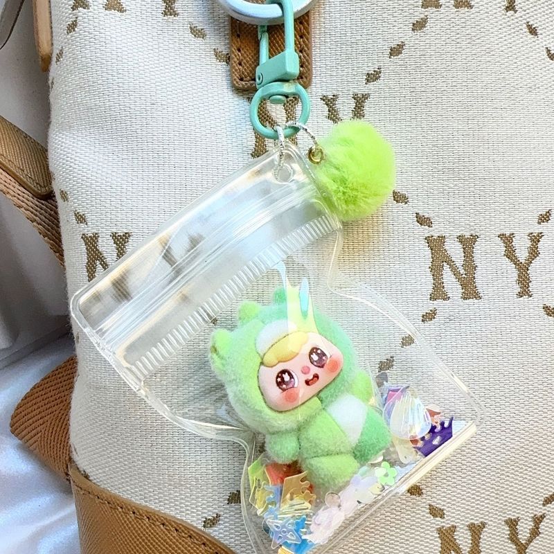 可爱多巴胺拼色植绒娃公仔DIY饰品配件萌粒摆件潮玩挂件直播盲袋|undefined