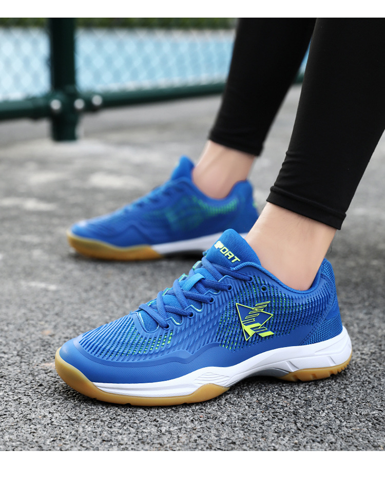 Zapatos de bádminton estilo pareja, competiciones deportivas de estudiantes jóvenes de entrenamiento profesional, zapatos de voleibol para mujeres, anti_voghion.com