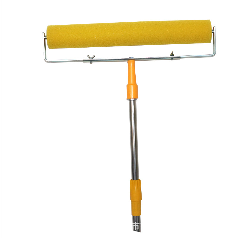 En stock ventas Bang serie de acabado alargado 20 pulgadas cepillo de rodillo cepillado flor grande flor pequeña flor esponja epoxi patrón naranja