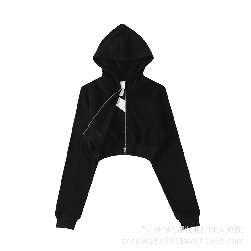High Version 25 Spring New Alo Short Zipper Hooded Sweatshirt Loose Sports Top Jacket Star Same Style High Version 25 Spring New Alo Short Zipper Hooded Sweatshirt Loose Sports Top Jacket Star Same Style