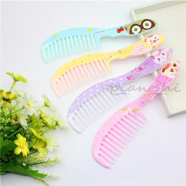 Comb with hair wholesale straight hair Simple comb