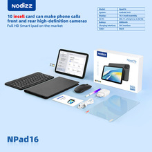 跨境爆款Npad16平板电脑安卓系统10.1寸双卡5G通话全球通双摄像