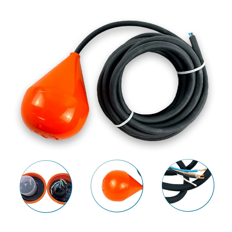 Поплавковый контроллер жидкости Aikon FS-1, поплавок с легкой нагрузкой, внутренняя литая эпоксидная смола, материал ABS, Ом