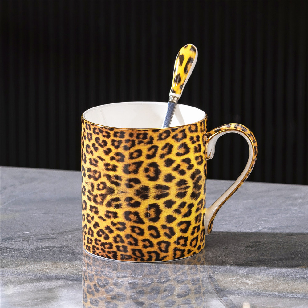 Taza de porcelana fina de estilo europeo, taza de oficina, taza para desayuno, taza para leche, taza para cerveza, taza para té con leche, taza para café