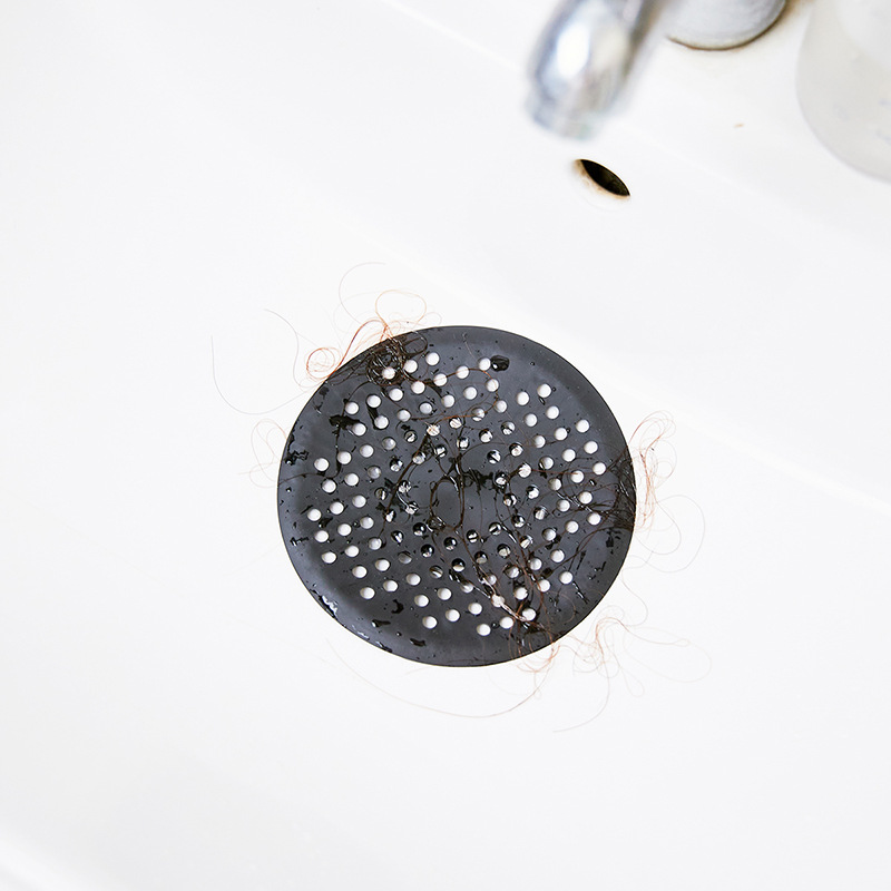 둥근 바닥 배수구 검정색