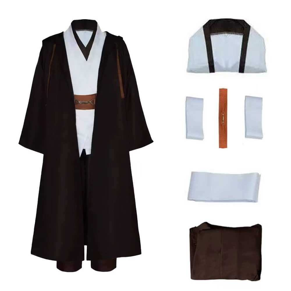 Костюм Оби-Вана Кеноби, косплей, костюм Звездных войн, Хэллоуин, рыцарь-джедай, косплей