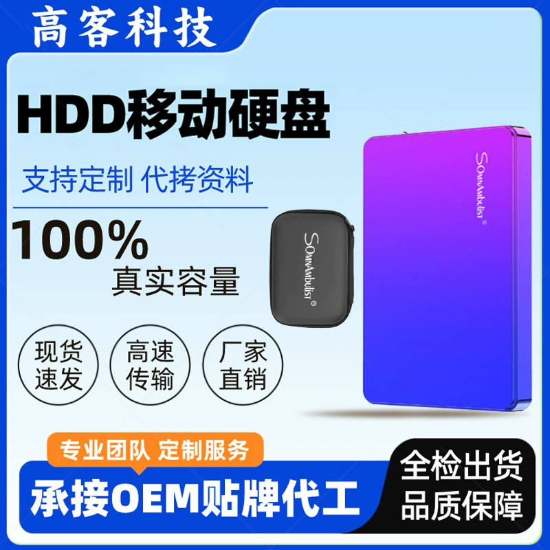 Трансграничная оптовая продажа мобильных жестких дисков: 1 ТБ, 2 ТБ, 500 ГБ — портативные накопители большой емкости для международной торговли