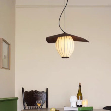 科技蚕丝系列可调高度简约悬浮吊灯Silk黑白侘寂餐厅客厅吧台灯