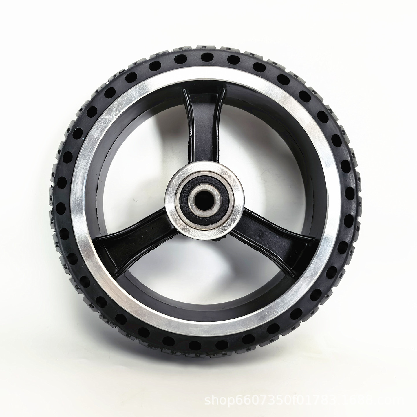 6.5inch Electric scooter robot amusement car bumper car wheel 6.5x45 honeycomb solid tire complete wheel