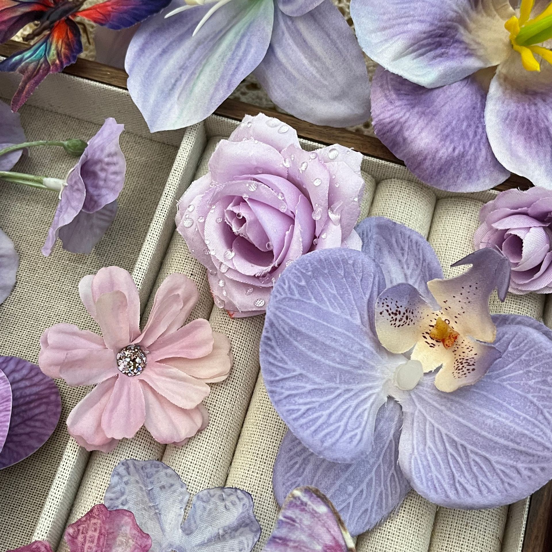 1 Piece Quantity Cute Flower Butterfly Cloth Jewelry Accessories 1 Piece