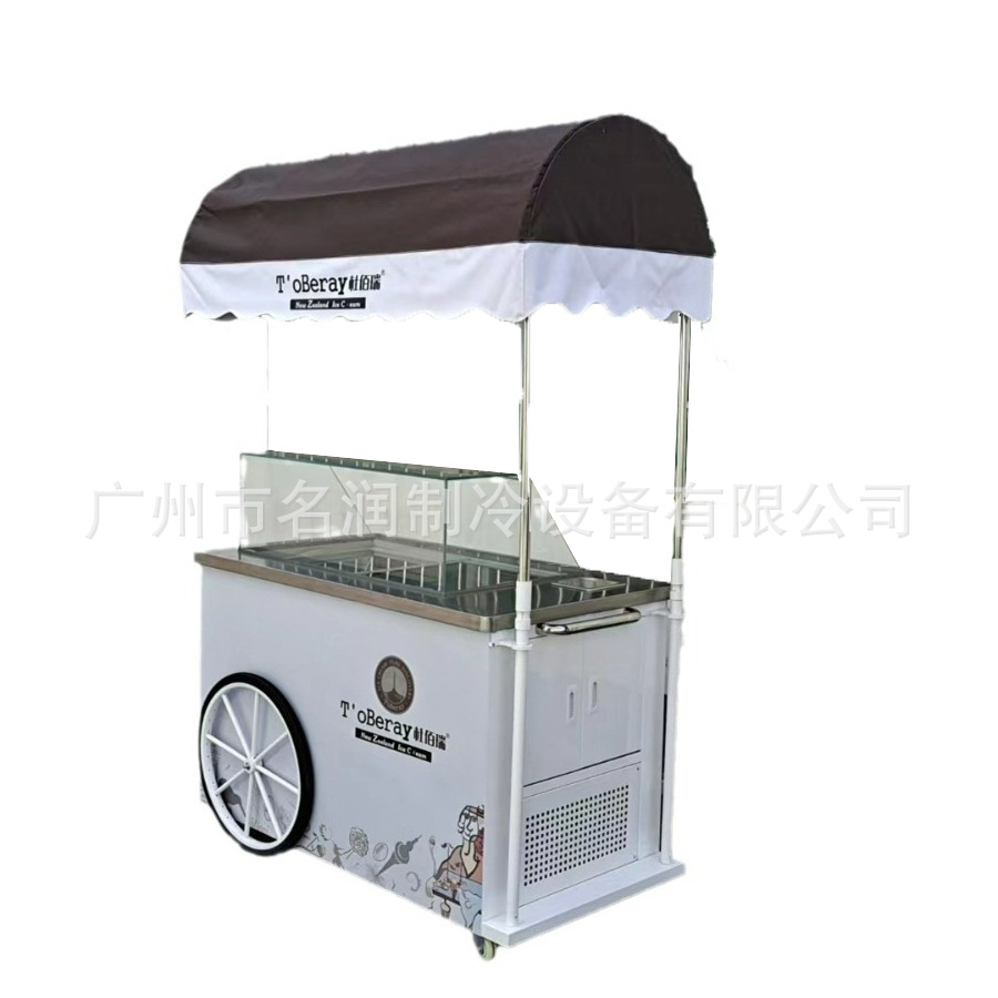 Carrito de helados, camión de helados, carrito de snacks, furgoneta de helados, venta directa de fábrica, puede usar electricidad de 110V para venta ambulante al aire libre.
