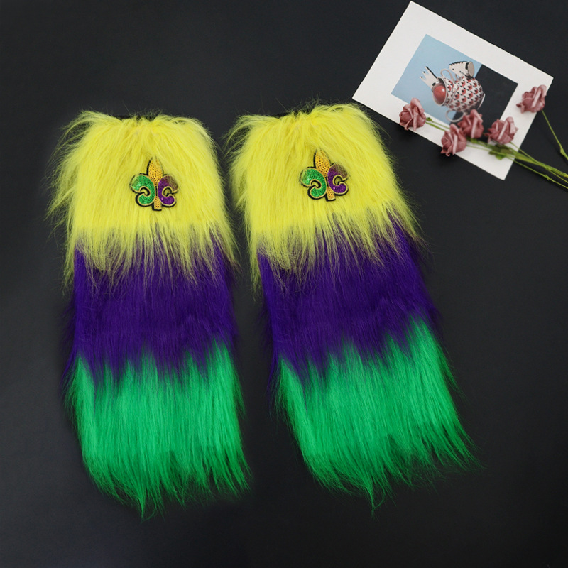 Carnaval transfronterizo oro roxo pluma sequilla máscara media cara maquillaje baile conjunto de espectáculo